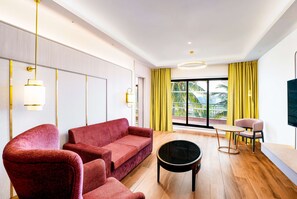 Premium Suite Room | Oppholdsområde | LED-TV