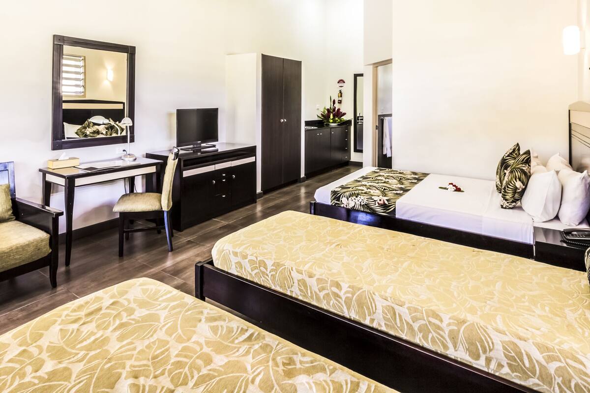 family villa | 1 bedroom, in-room safe, desk, iron/ironing board