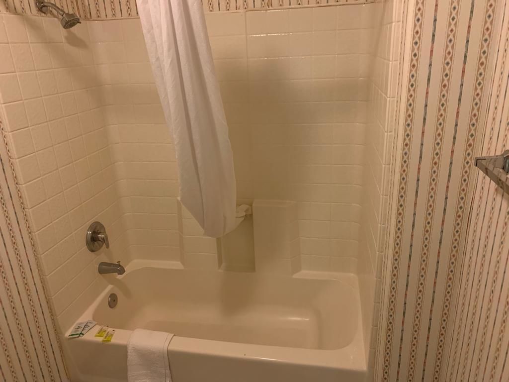 A bathroom with a bathtub, a shower, and a toilet.