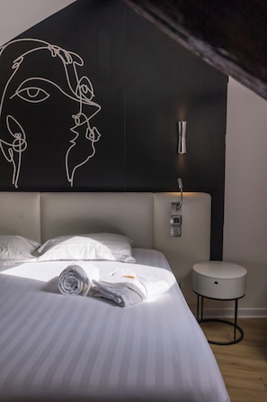Quadruple Room | Premium bedding, in-room safe, individually decorated, desk