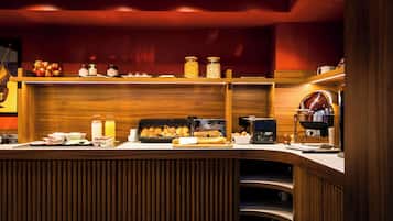 Daily buffet breakfast (EUR 14 per person)