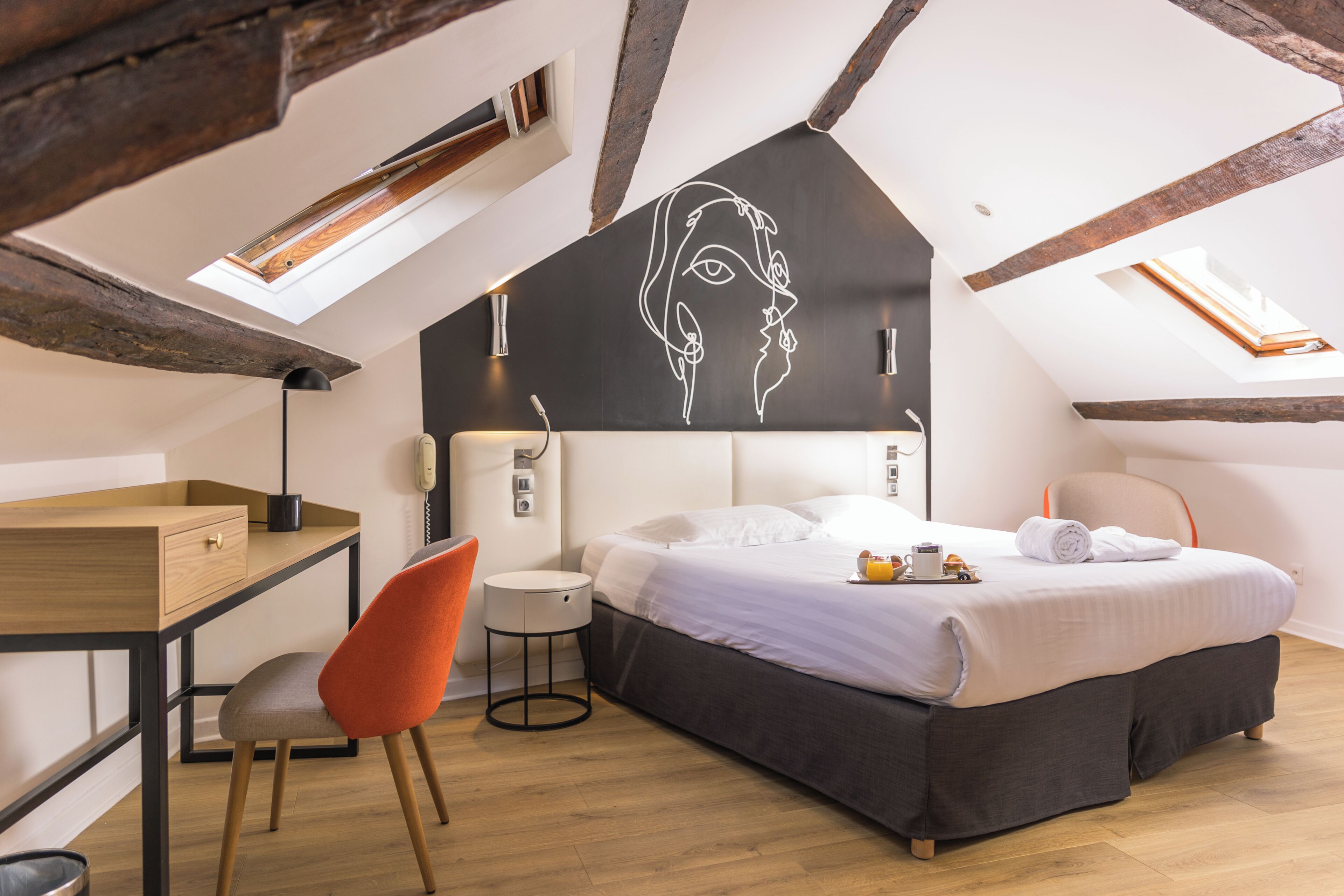 Quadruple Room | Premium bedding, in-room safe, desk, blackout drapes