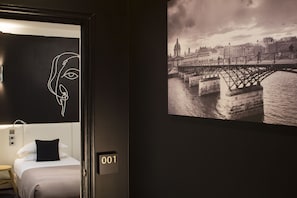 Twin Room | Premium bedding, in-room safe, individually decorated, desk