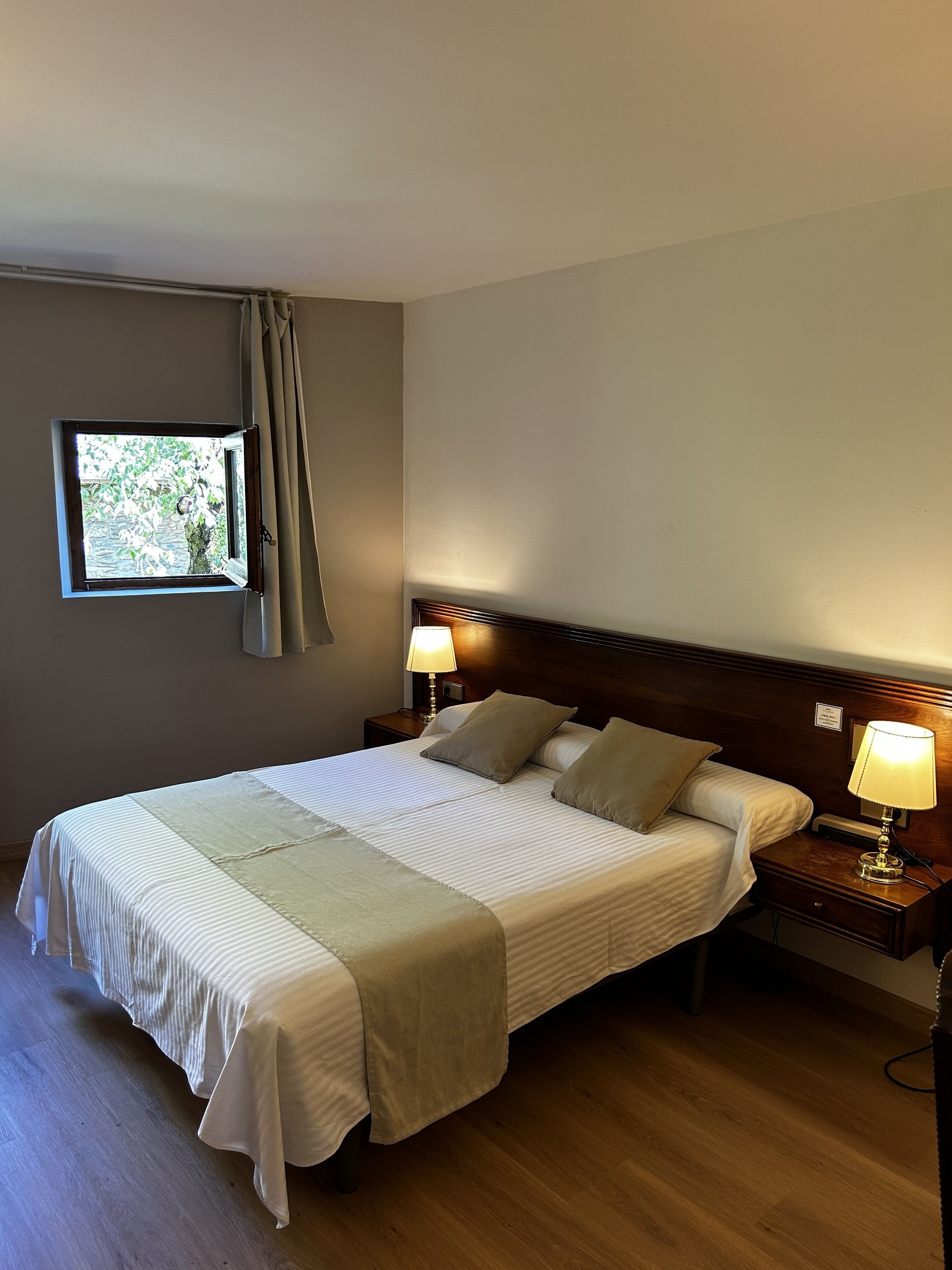 Desk, blackout curtains, free WiFi, bed sheets