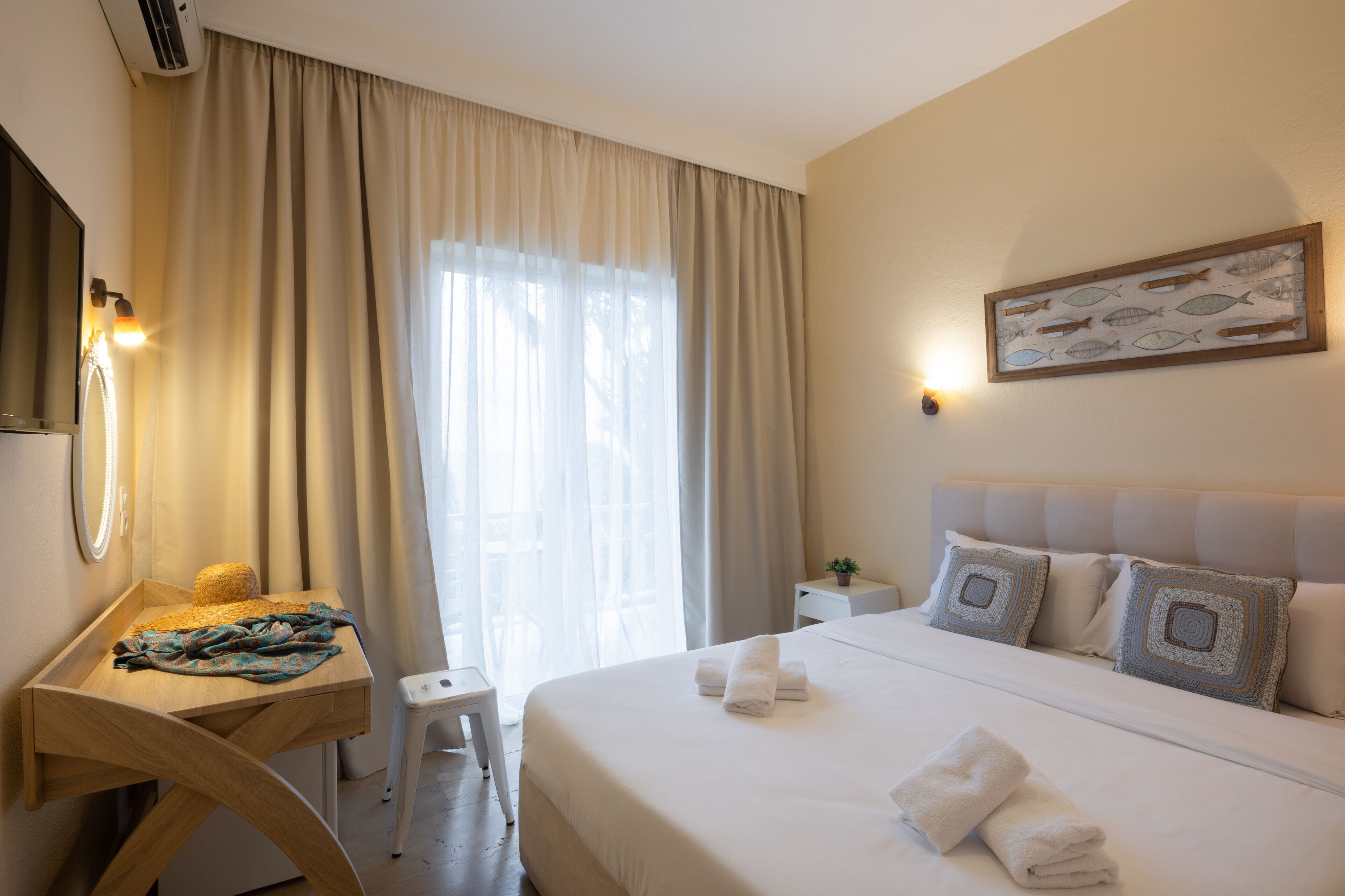 in-room safe, desk, blackout curtains, soundproofing