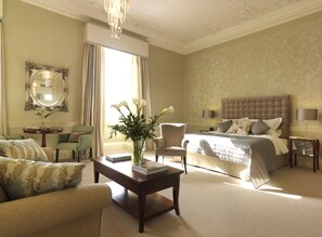 Honeymoon-Suite, 1 King-Bett, Gartenblick | Bettwäsche aus ägyptischer Baumwolle, hochwertige Bettwaren