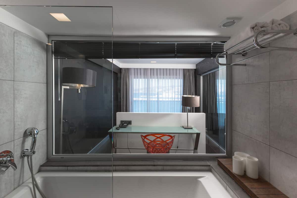 Studio Deluxe, vue mer | Baignoire Ă jets