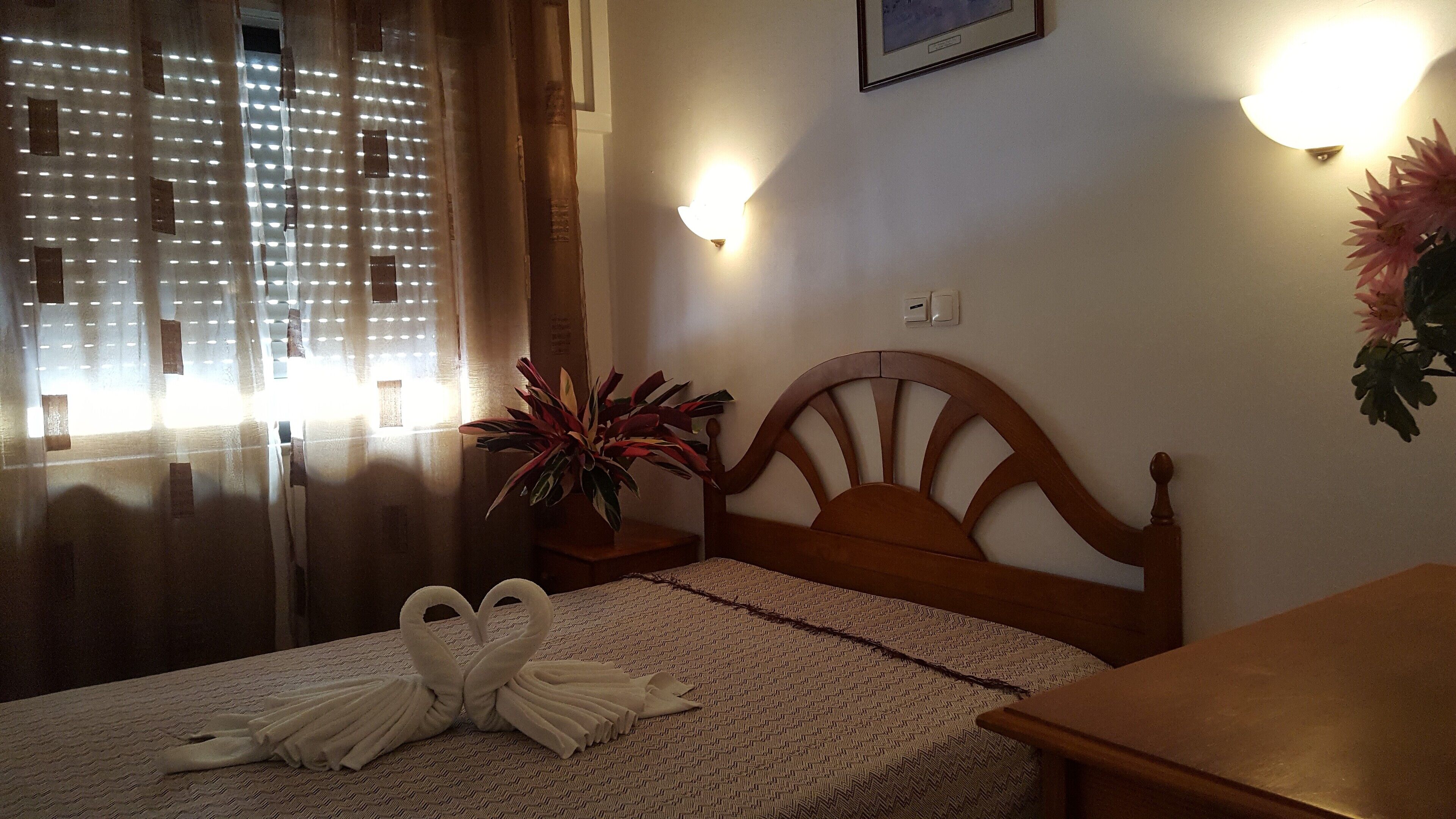 Desk, blackout curtains, free WiFi, bed sheets