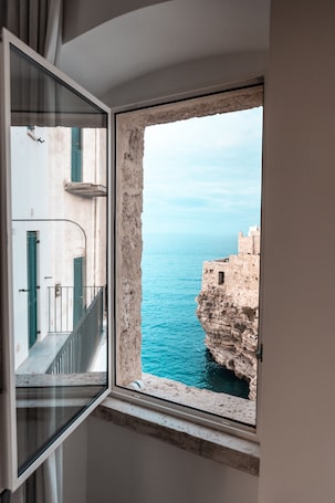 Superior Suite, 1 King Bed, Bathtub, Oceanfront | View from room. Antico Mondo Rooms & Suites