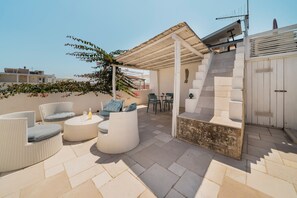 Apartamento panorámico, 2 habitaciones, 2 baños, en edificio anexo | Terraza o patio