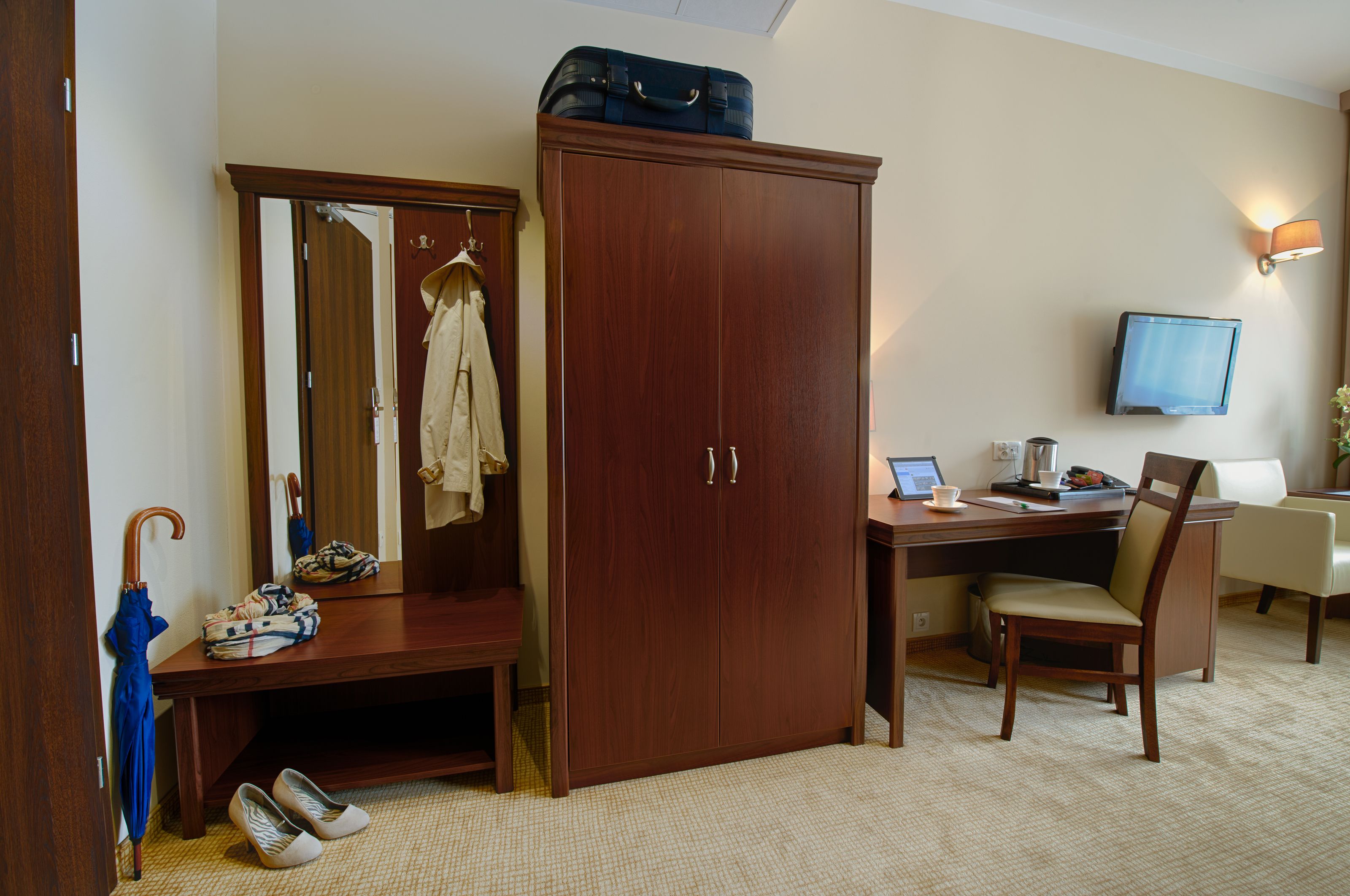 single room | in-room safe, desk, iron/ironing board, rollaway beds