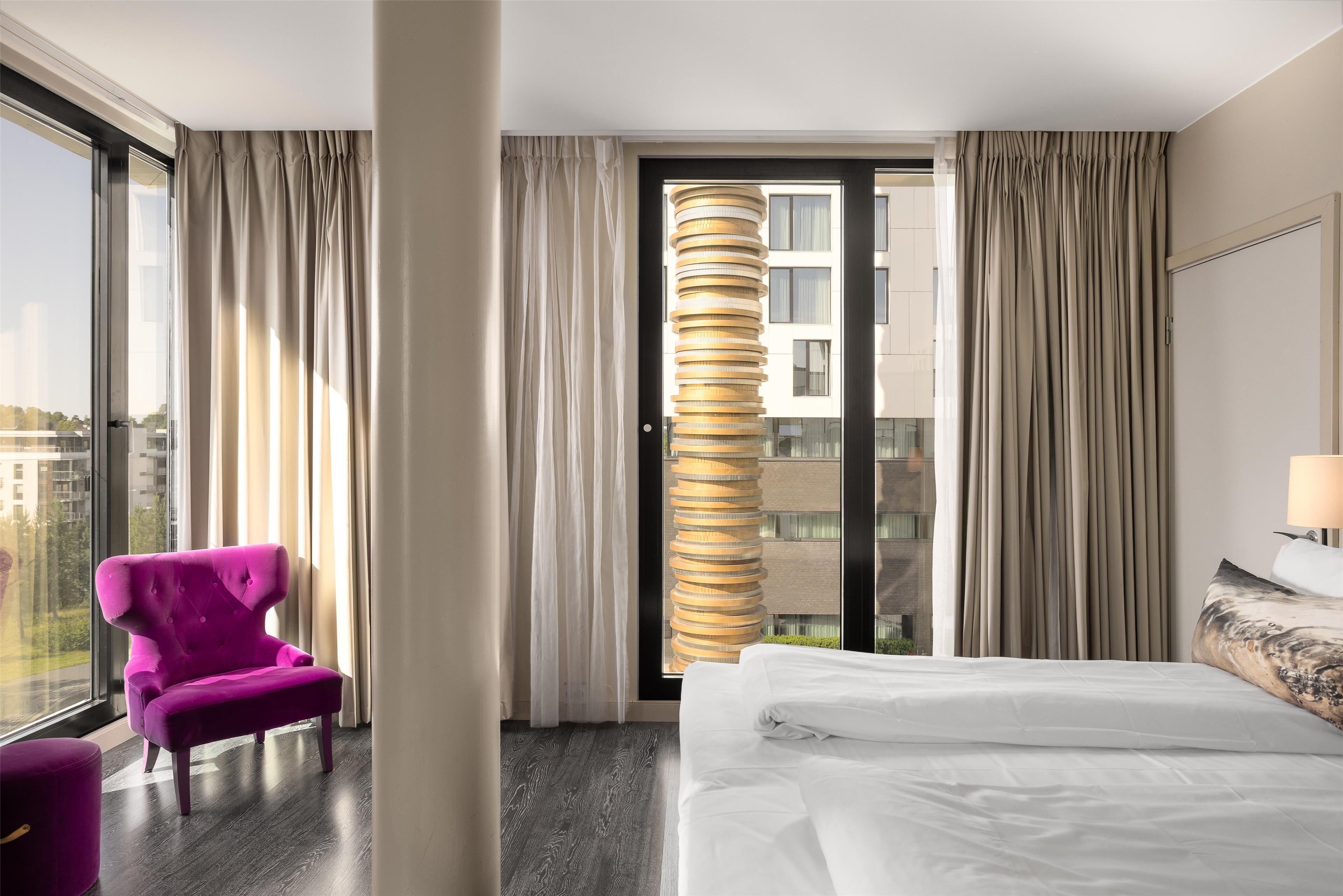 superior twin room | desk, laptop workspace, blackout curtains, iron/ironing board