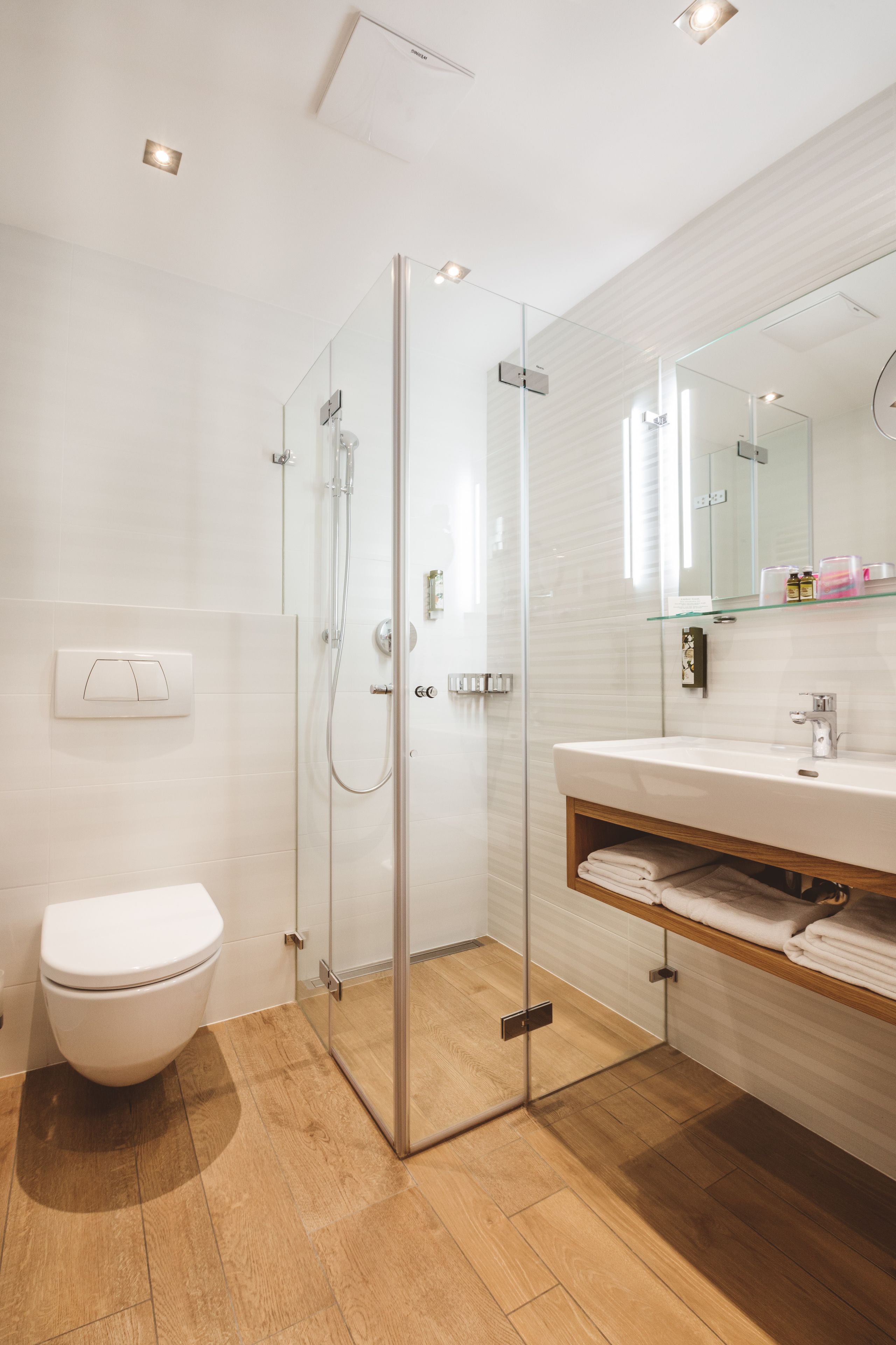 free toiletries, hair dryer, bathrobes, slippers