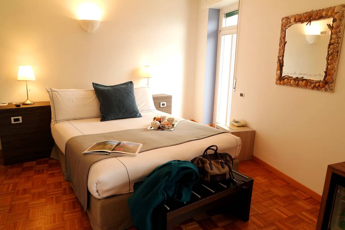 Habitación clásica con 1 cama matrimonial o 2 individuales | Minibar, caja de seguridad en la habitación y escritorio