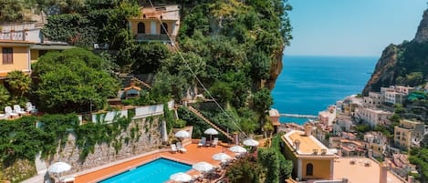 Blick von der Unterkunft