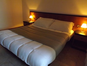 1 bedroom, Egyptian cotton sheets, down comforters, desk