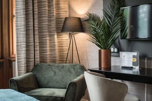 Luxe beddengoed, een kluis op de kamer, individueel gedecoreerd