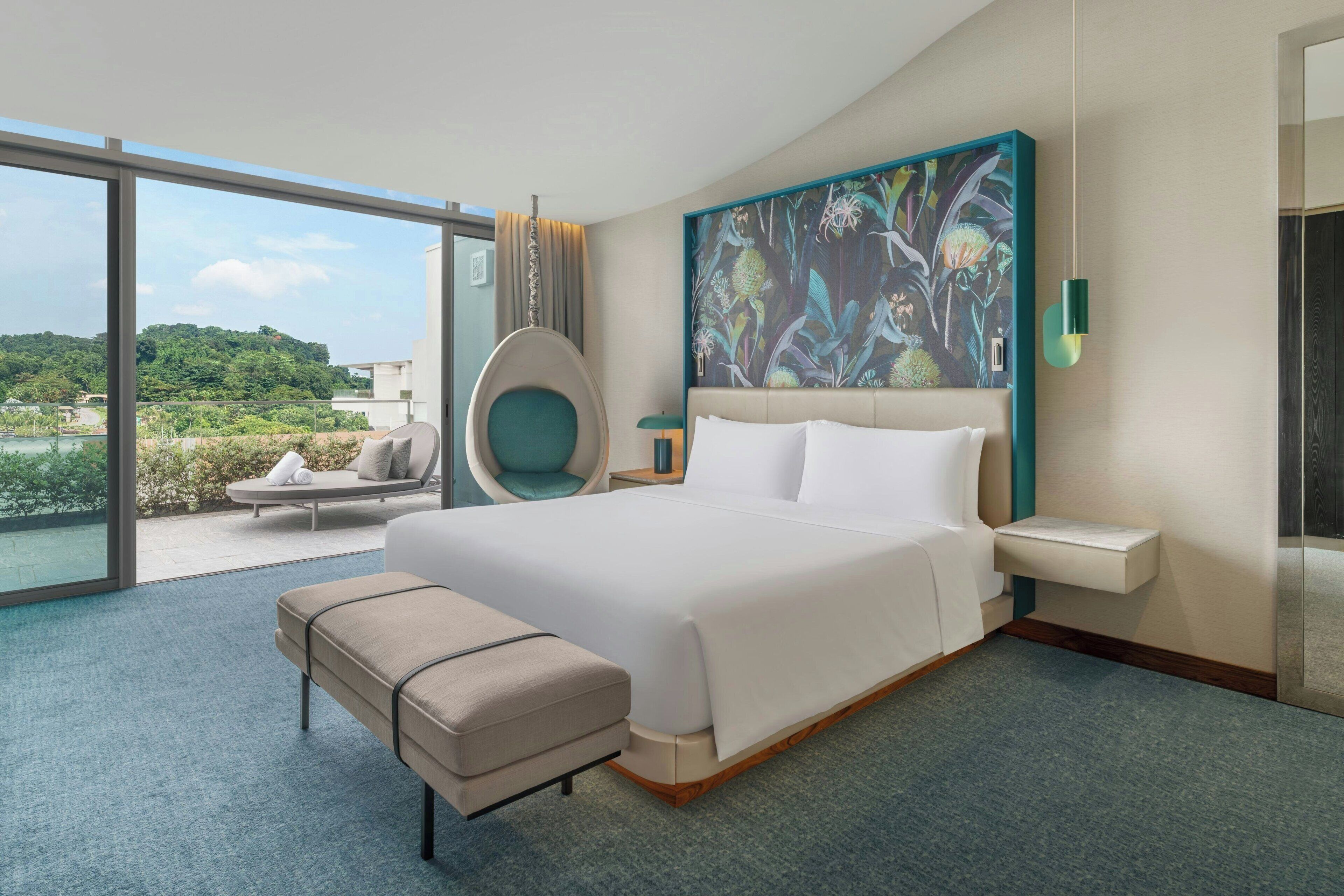 Suite, balcó (Supreme, 1 Bedroom) | Llençols de cotó egipci, roba de llit d'alta qualitat i minibar 