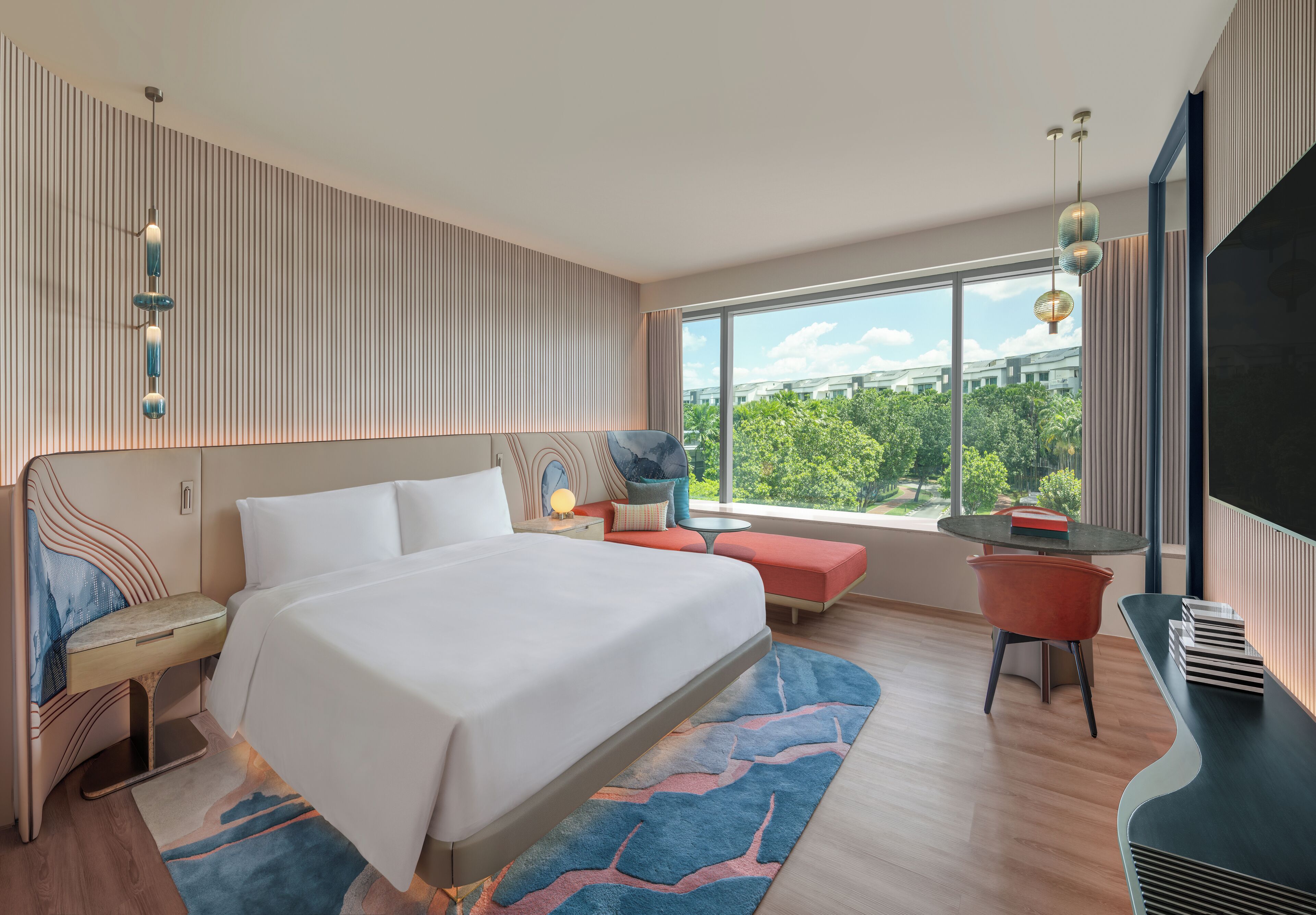 Deluxe Guest Room, Island View, Sofabed, 1 Super King Bed