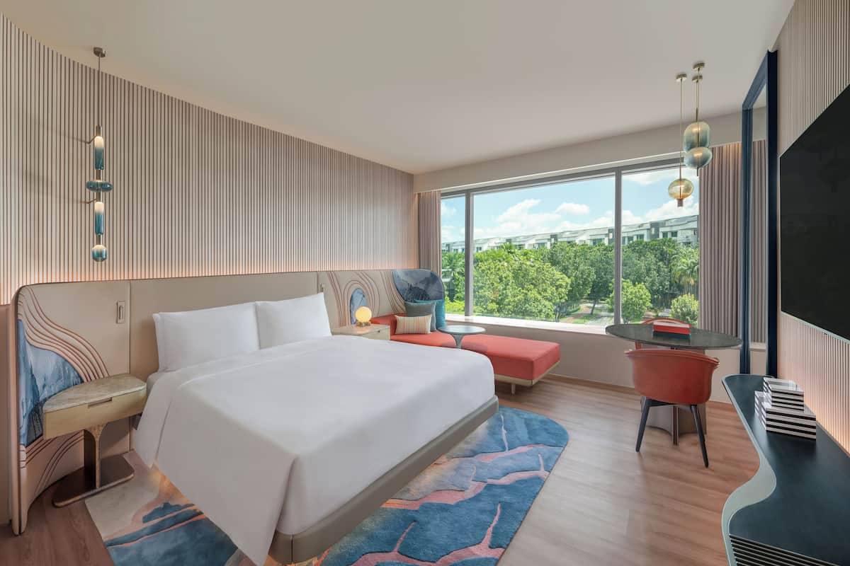 Deluxe Room, 1 Super King Bed, Island View, Sofa Bed | 1 bedroom, Egyptian cotton sheets, premium bedding, minibar