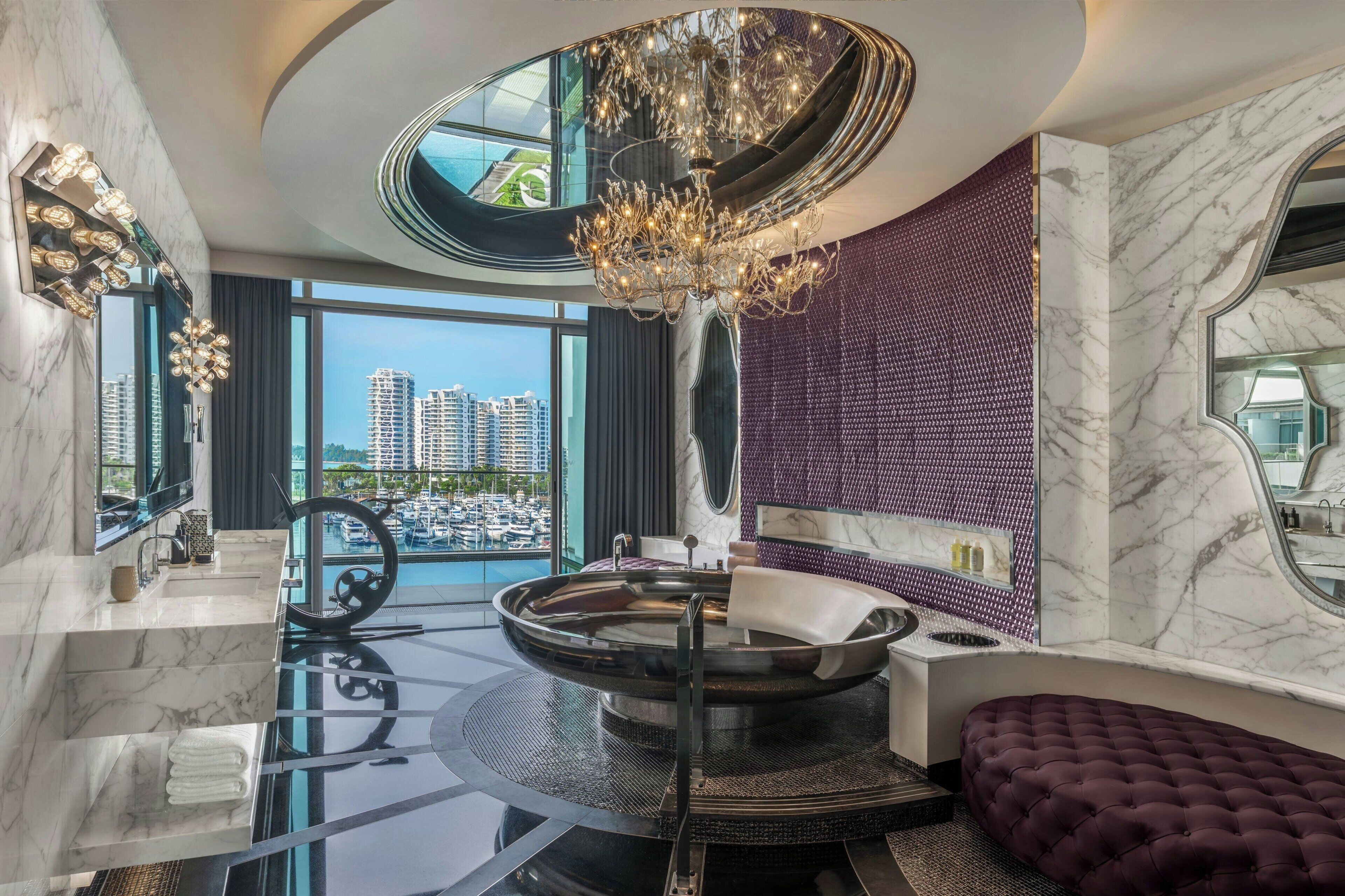 Presidential Suite, 1 Bedroom | Bathroom | Separate bathtub and shower, deep-soaking bathtub, rainfall showerhead