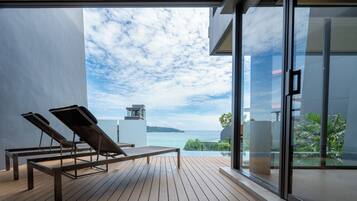 Dúplex, piscina privada, vistas al mar (Villa) | Vistas del balcón