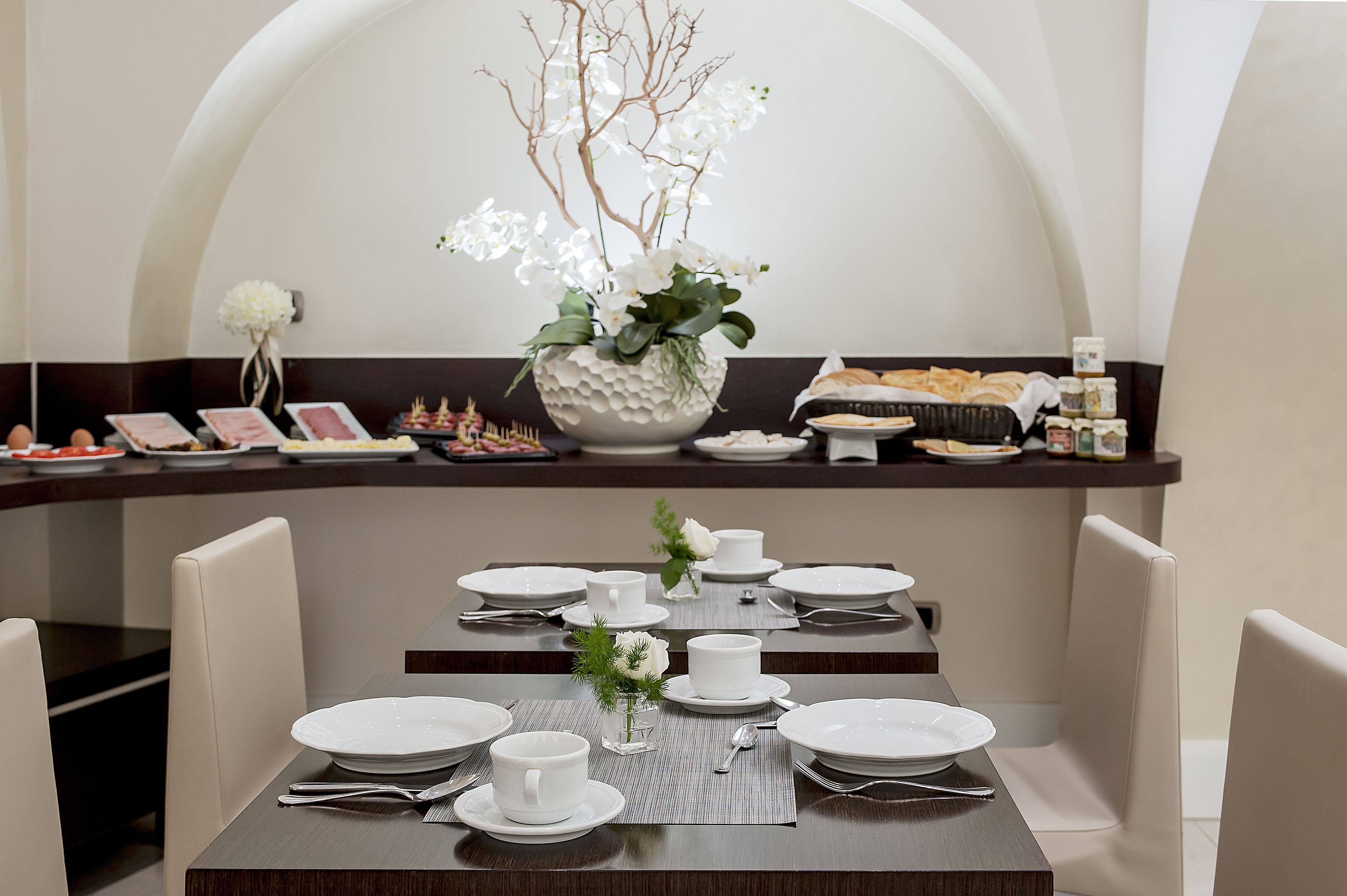 Daily buffet breakfast (EUR 15 per person)