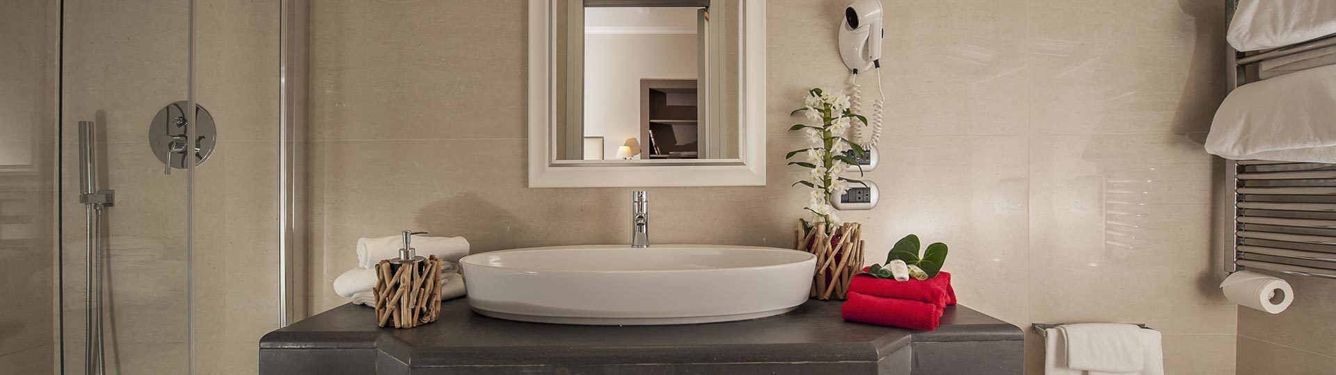 deluxe double room, jetted tub | bathroom | designer toiletries, hair dryer, bathrobes, slippers