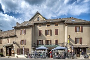 Majoituspaikan julkisivu