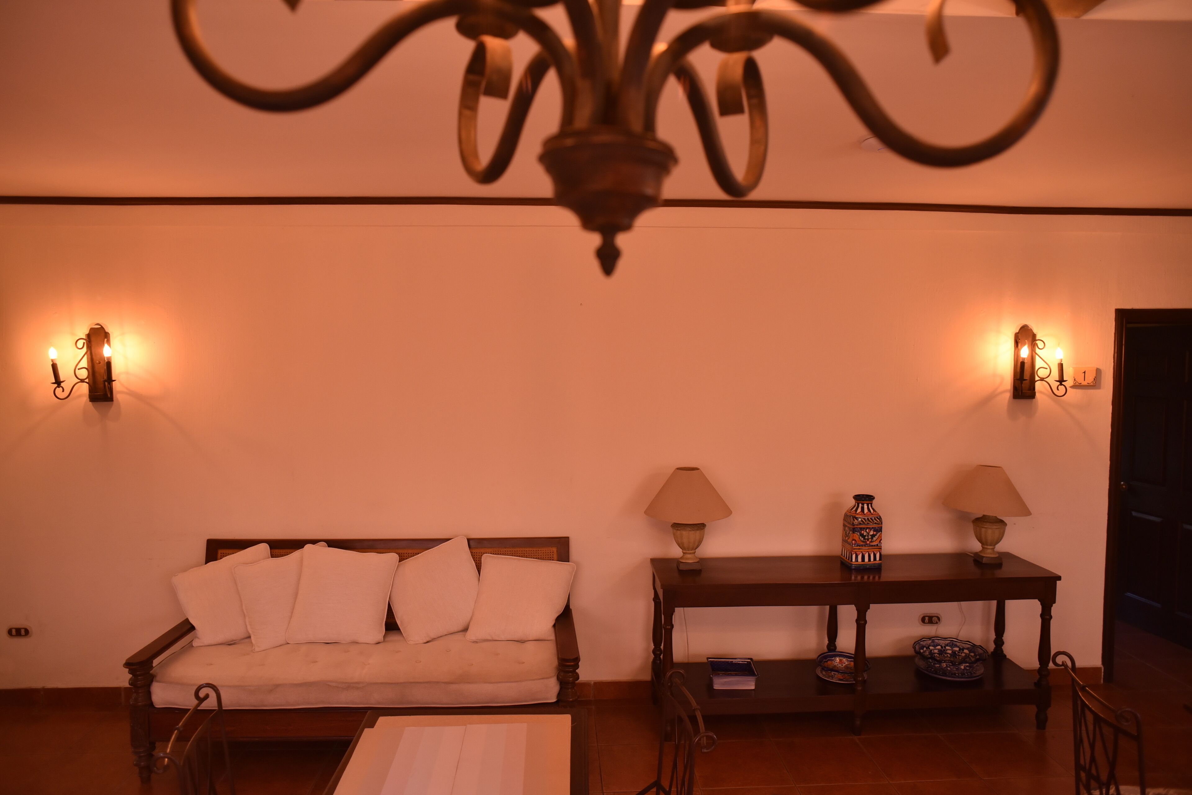 standard single room | living area | plasma tv