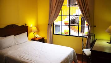 Desk, rollaway beds, free WiFi, bed sheets