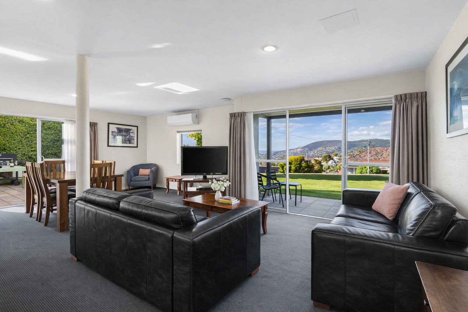 Superior Two Bedroom Apartment - Harbour View  | Living area | 42-inch flat-screen TV with cable channels, TV, DVD player