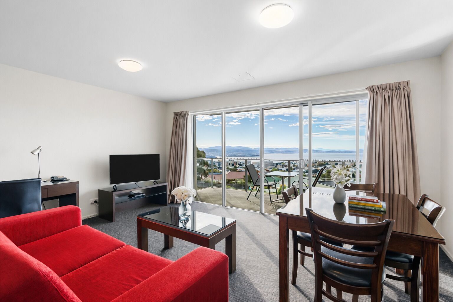 Standard-Apartment, 1 Schlafzimmer, Hafenblick | Wohnbereich