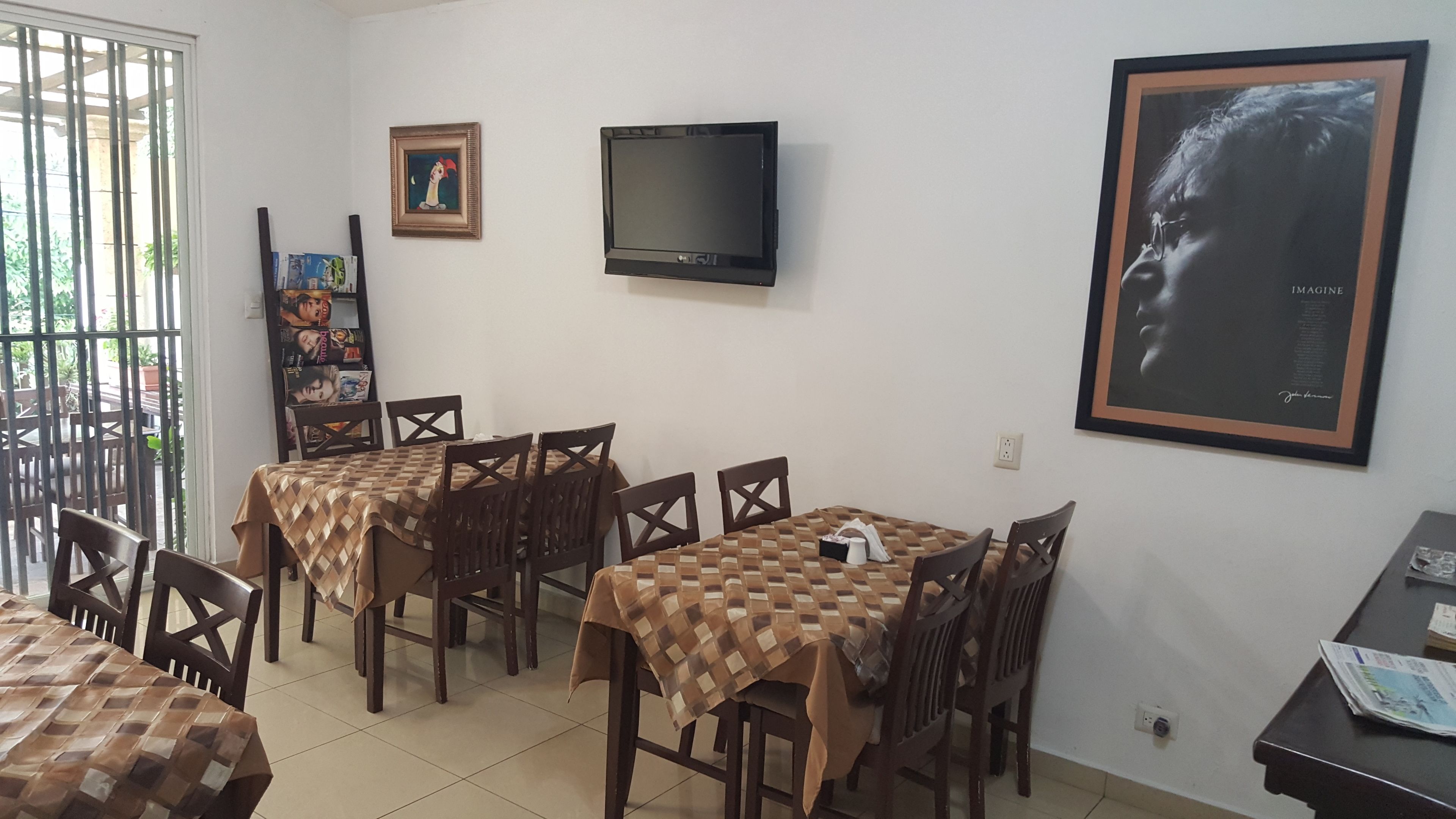 breakfast, lunch, dinner served; al fresco dining