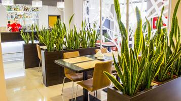 Breakfast, lunch served; Eastern European cuisine, alfresco dining