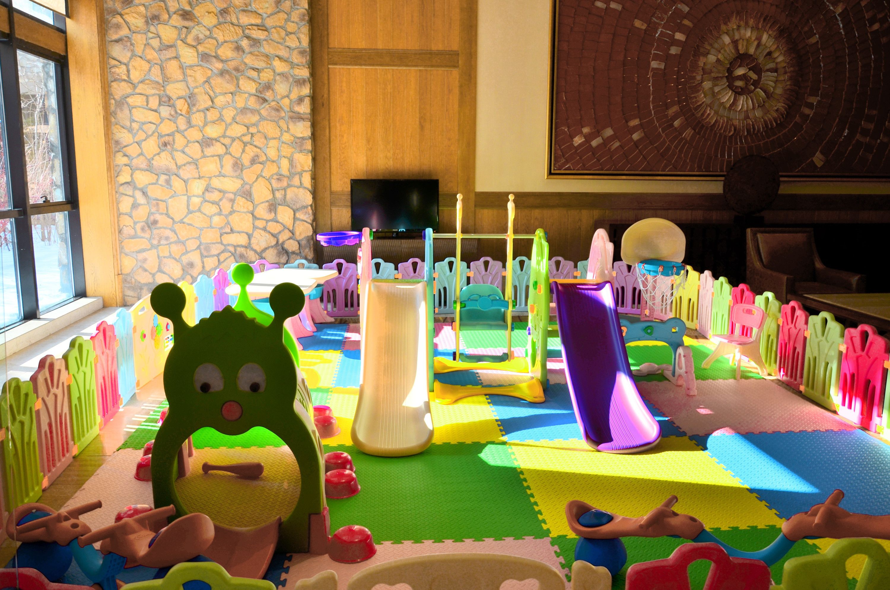 Indendørs legeområde for børn