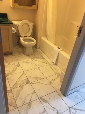 Hair dryer, towels, soap, shampoo - All Suites Inn Budget Host (Lewisburg)