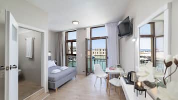 Family Room, Balcony, Harbor View | 1 bedroom, individually decorated, desk, blackout drapes