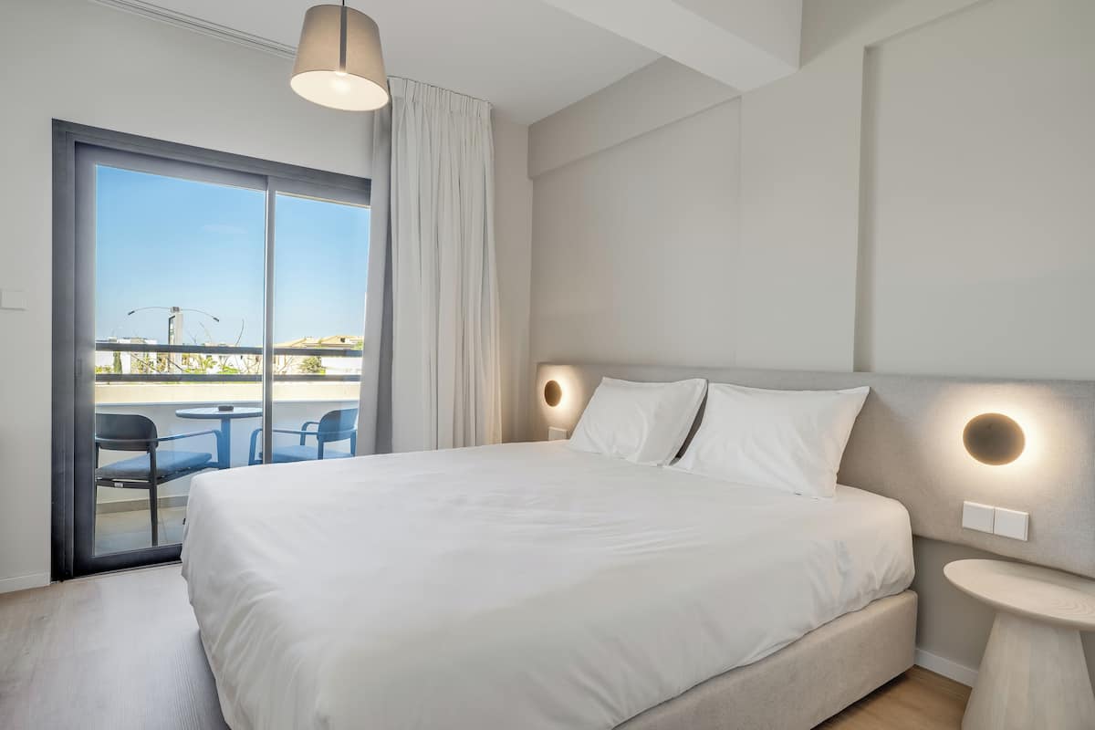 Premium-Apartment, Blick auf den Innenhof