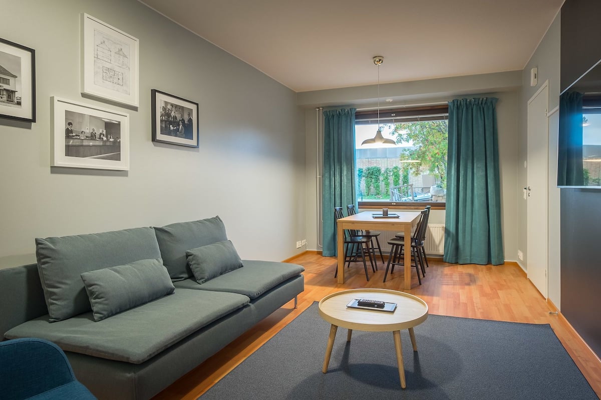 One bedroom apartment with sauna (Annex building) | Verduisterende gordijnen, gratis wifi, beddengoed