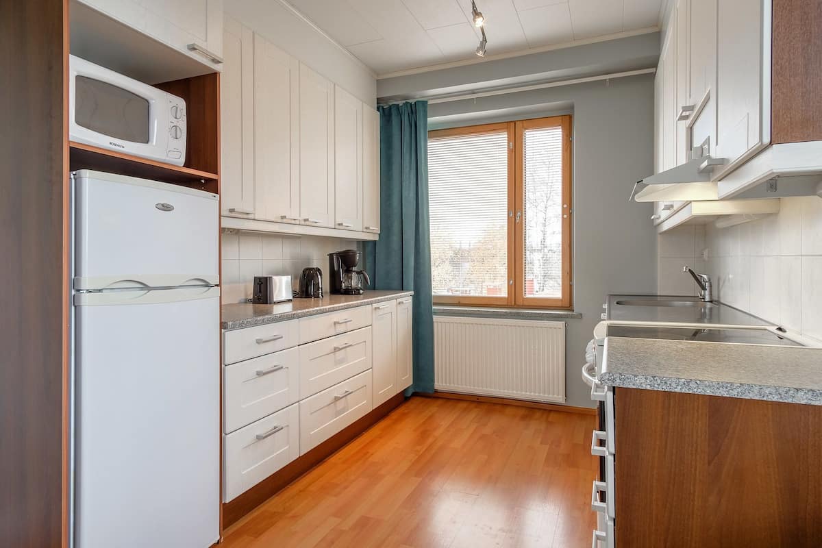 two bedrooms apartment with sauna (annex building) | private kitchen | electric kettle