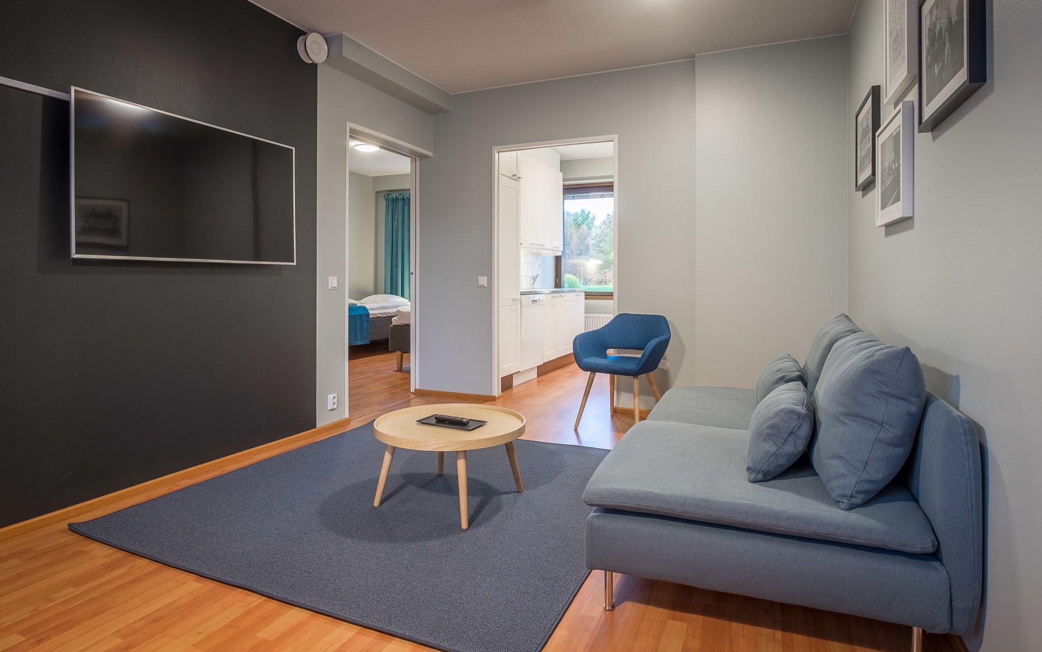 one bedroom apartment with sauna (annex building) | blackout curtains, free wifi, bed sheets