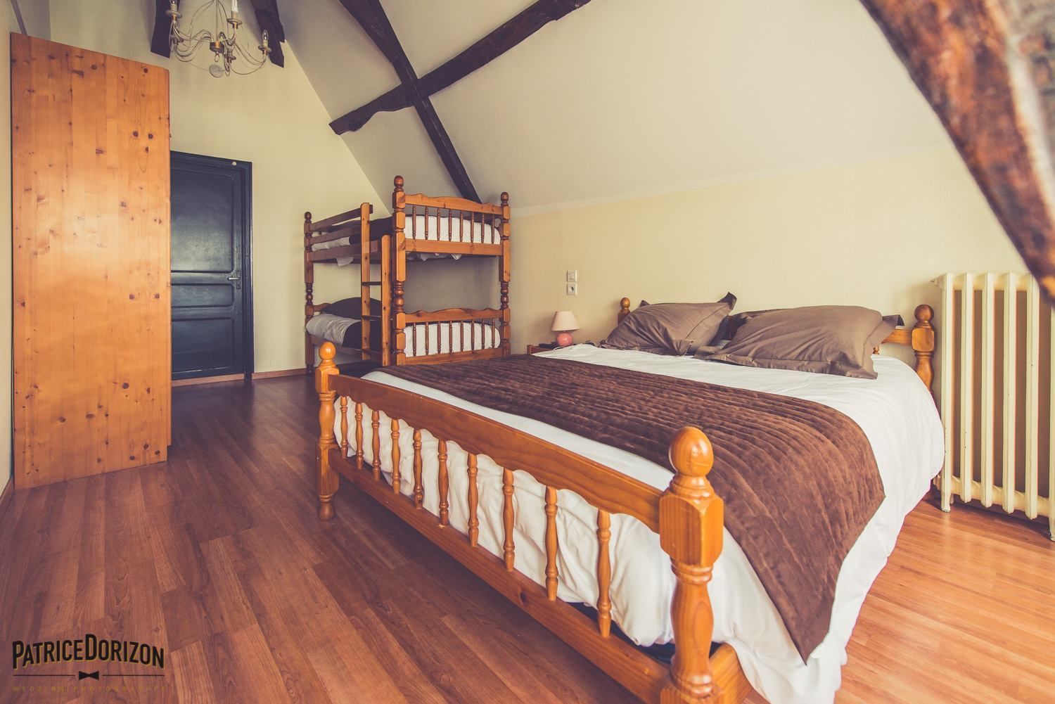 comfort quadruple room | premium bedding, desk, blackout curtains, soundproofing