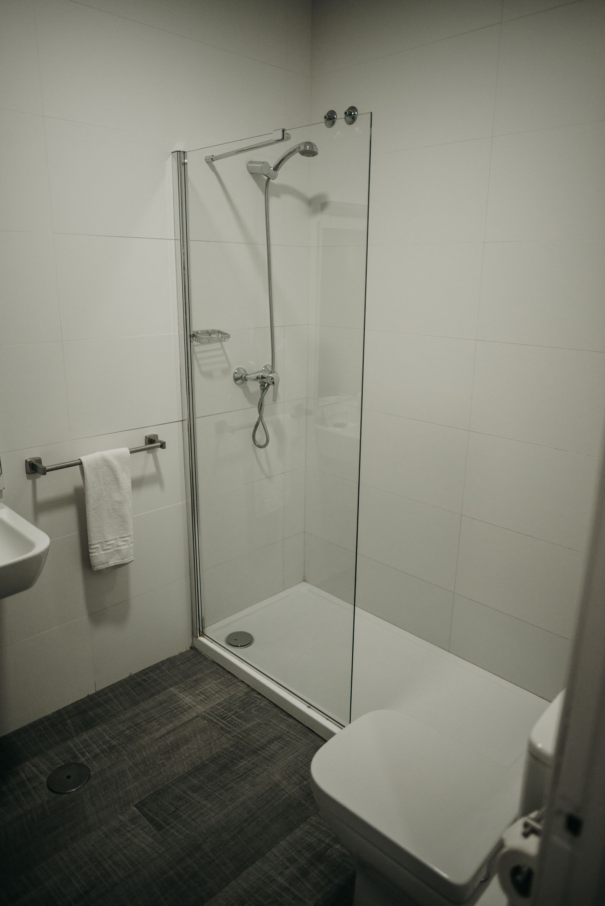 Dusj på badet