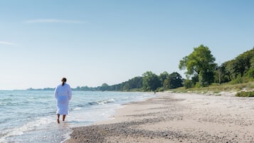 Beach nearby, white sand