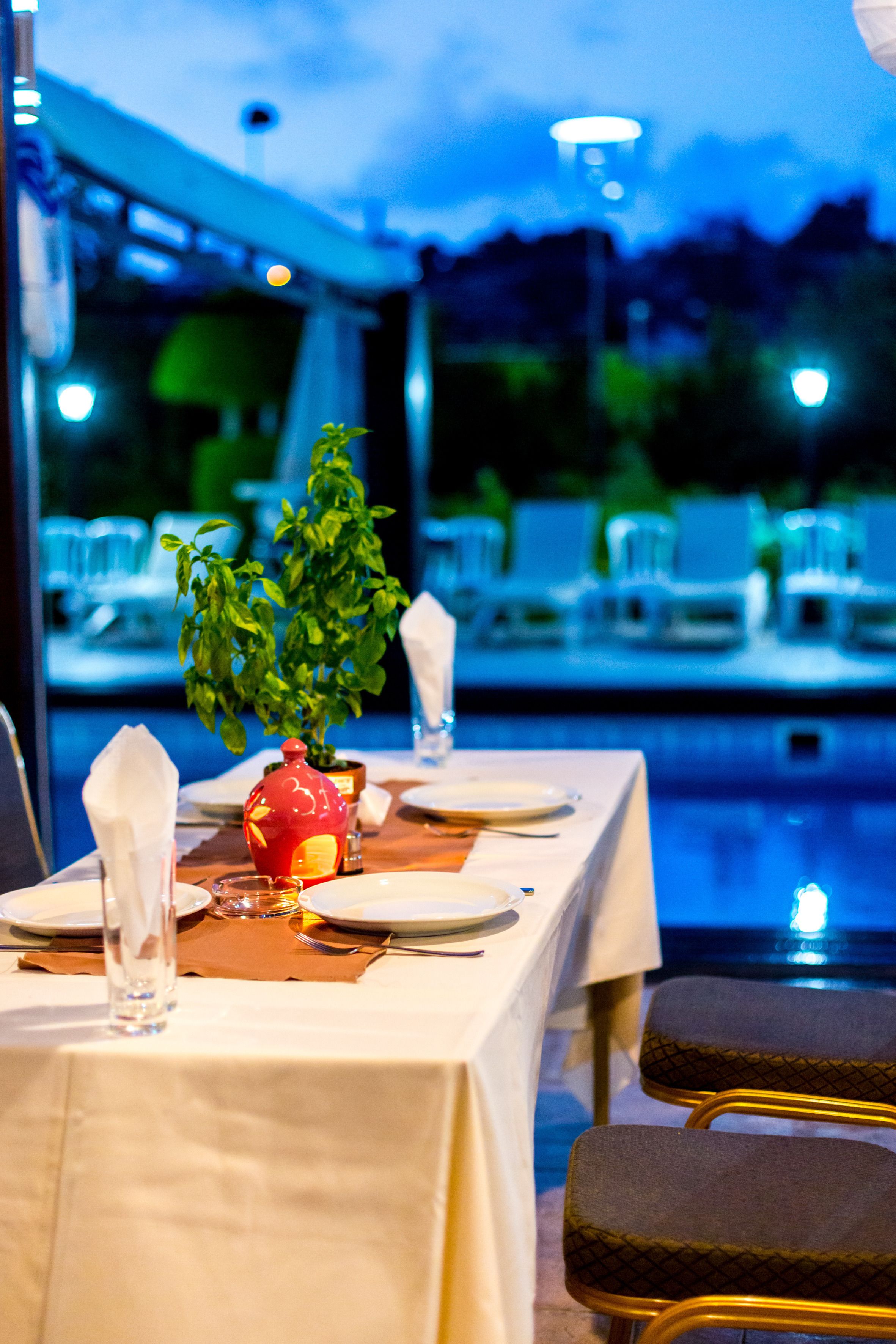 breakfast, lunch, dinner served; international cuisine, pool views