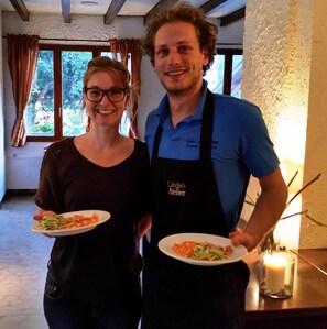 Breakfast, lunch, dinner served; French cuisine