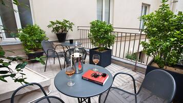 Quarto casal ou duplo | Terraço/pátio