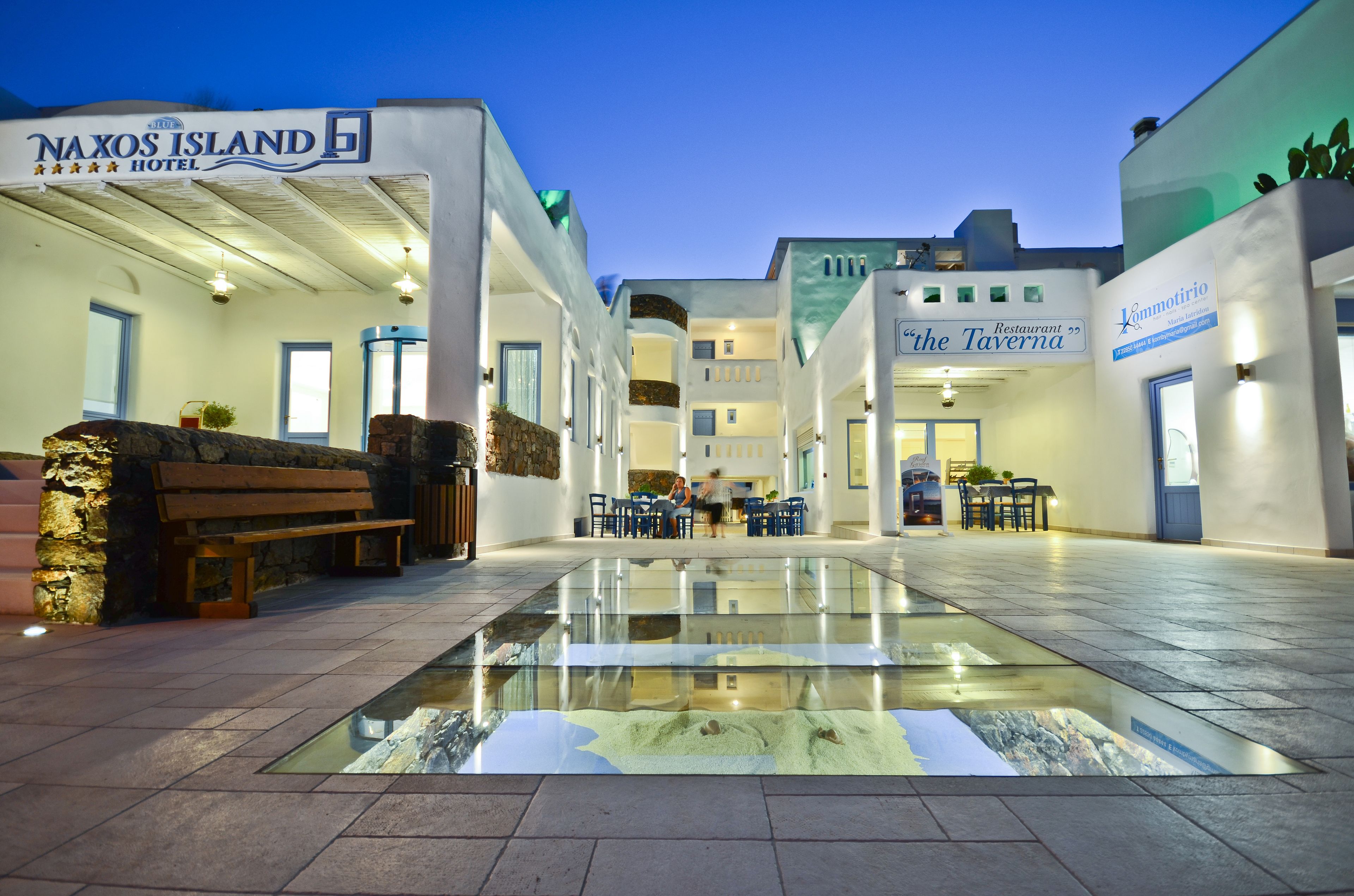Front of property – evening/night