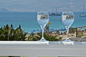 Double Room, Partial Sea View | Beach/ocean view - Naxos Island Hotel (Naxos)